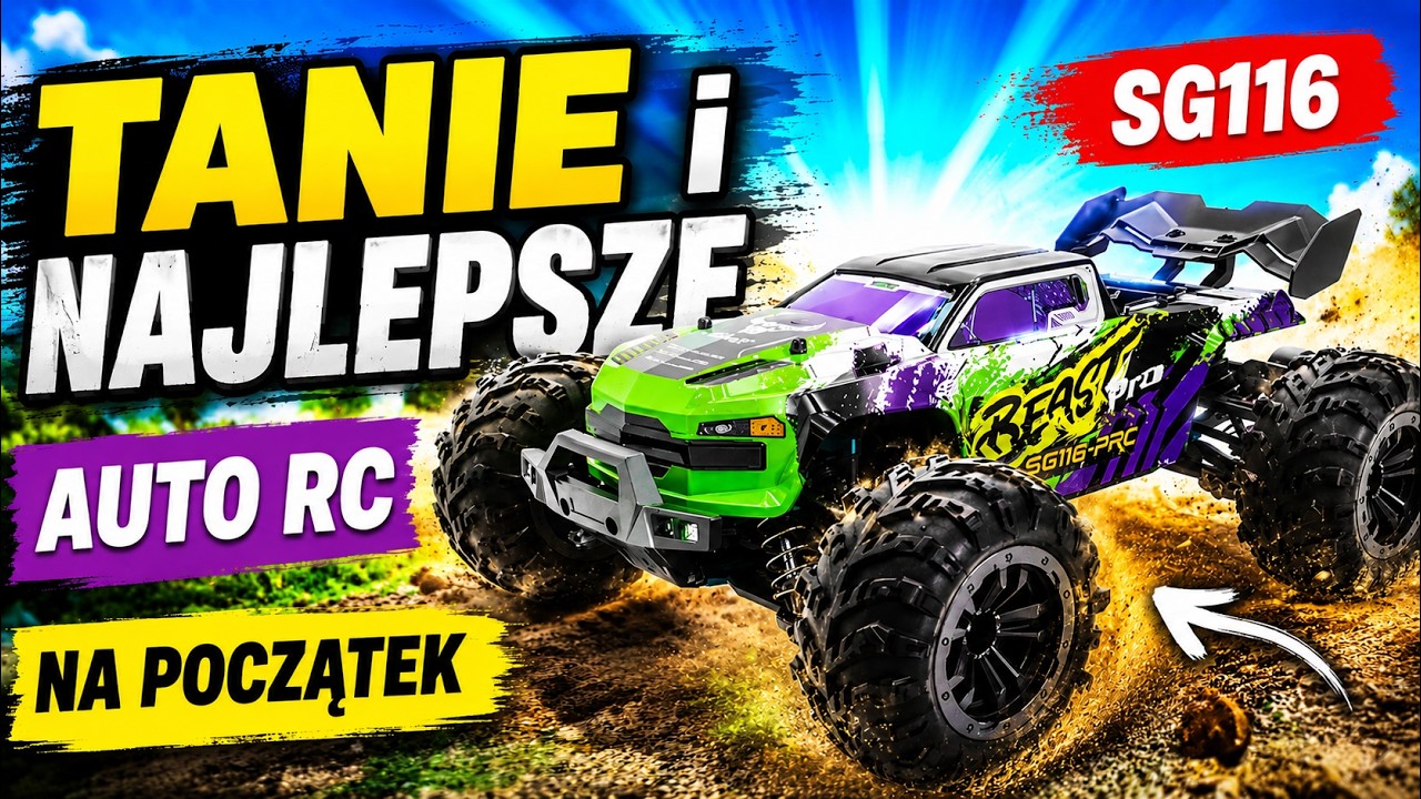 TANIE I NAJLEPSZE AUTO RC NA POCZĄTEK❗ SG116 MAX i PRO, unboxing i test