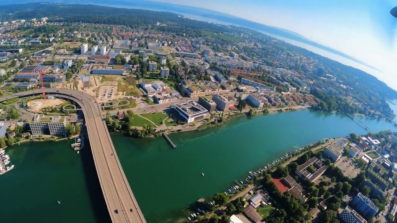 Anflug und Landung in Kostanz (EDTZ) am 29.08.24 mit einer Breezer 600 (D-EBRZ)