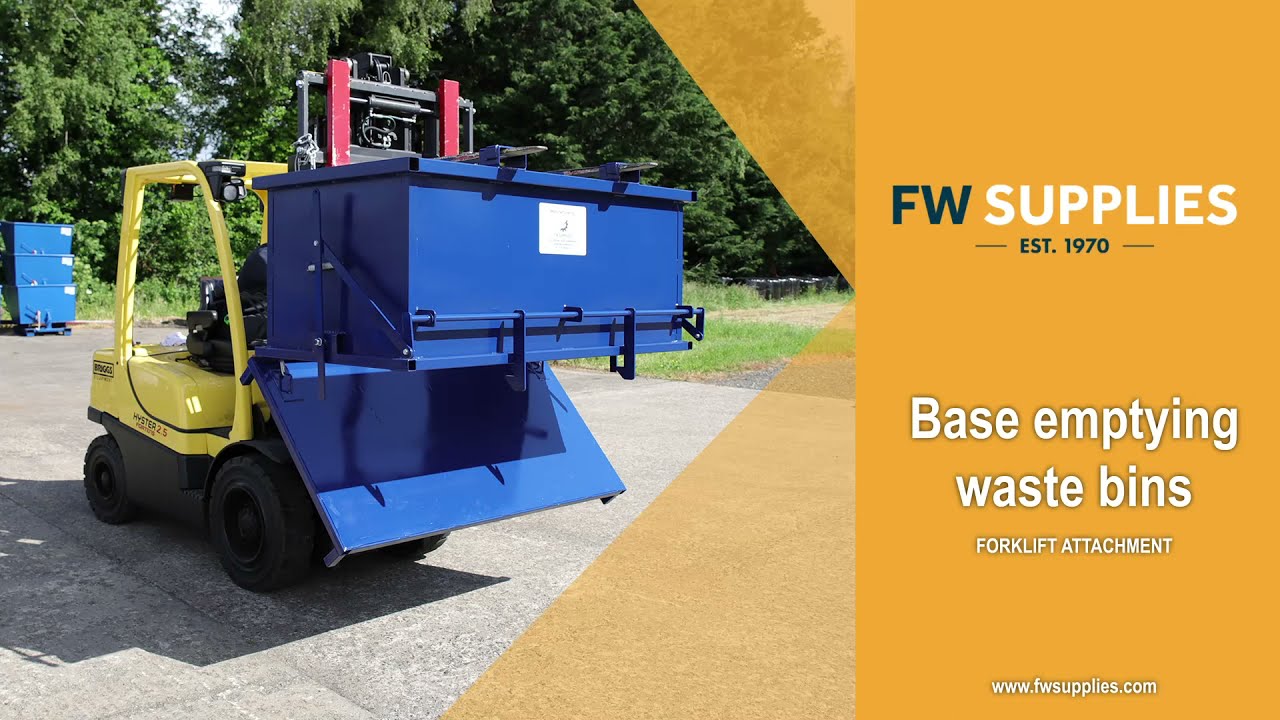 Drop Bottom Bins (Forklift Attachment)