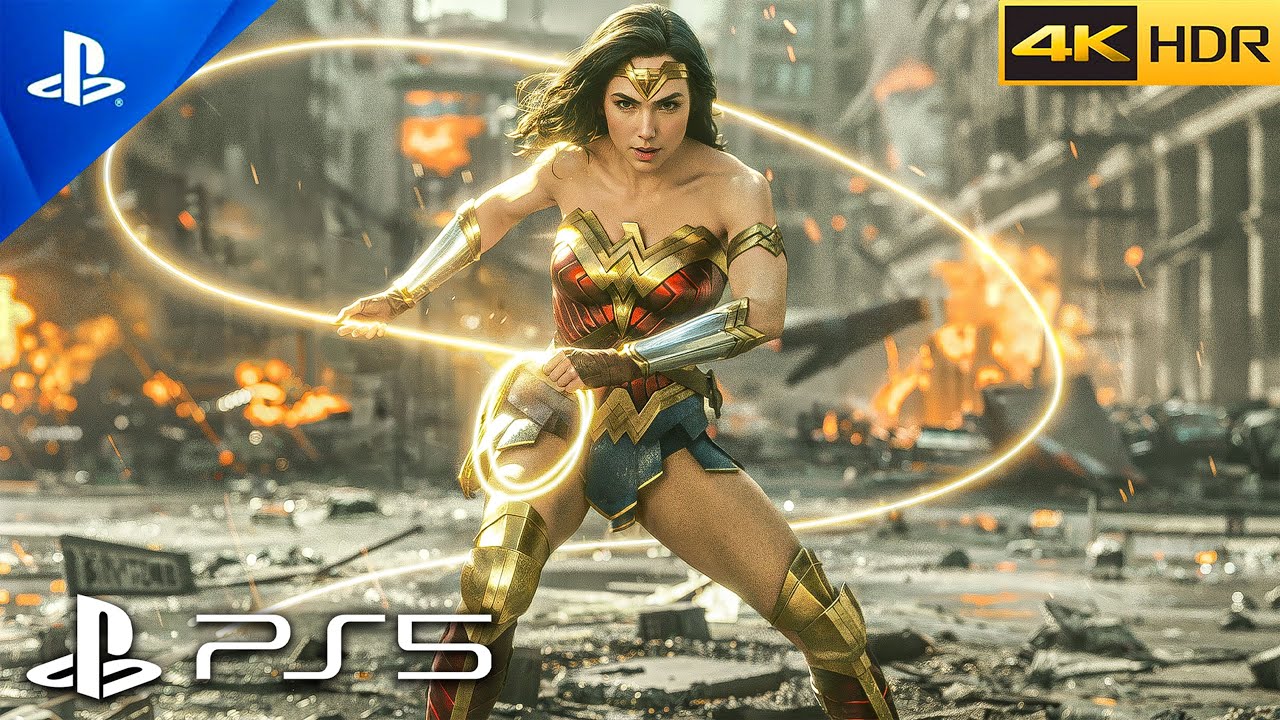 (PS5) WONDER WOMAN KILLS EVIL SUPERMAN Almost Scene | Immersive ULTRA Graphics Gameplay[4K 60FPSHDR]
