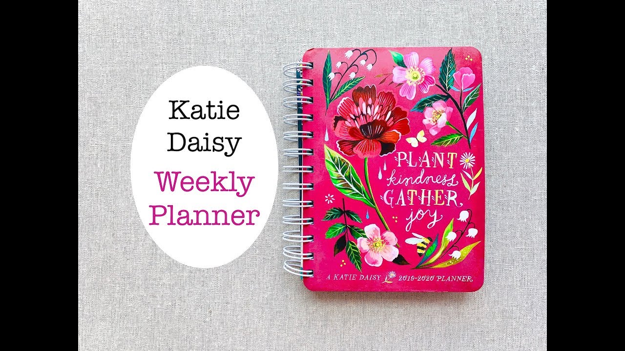 KATIE DAISY WEEKLY PLANNER REVIEW