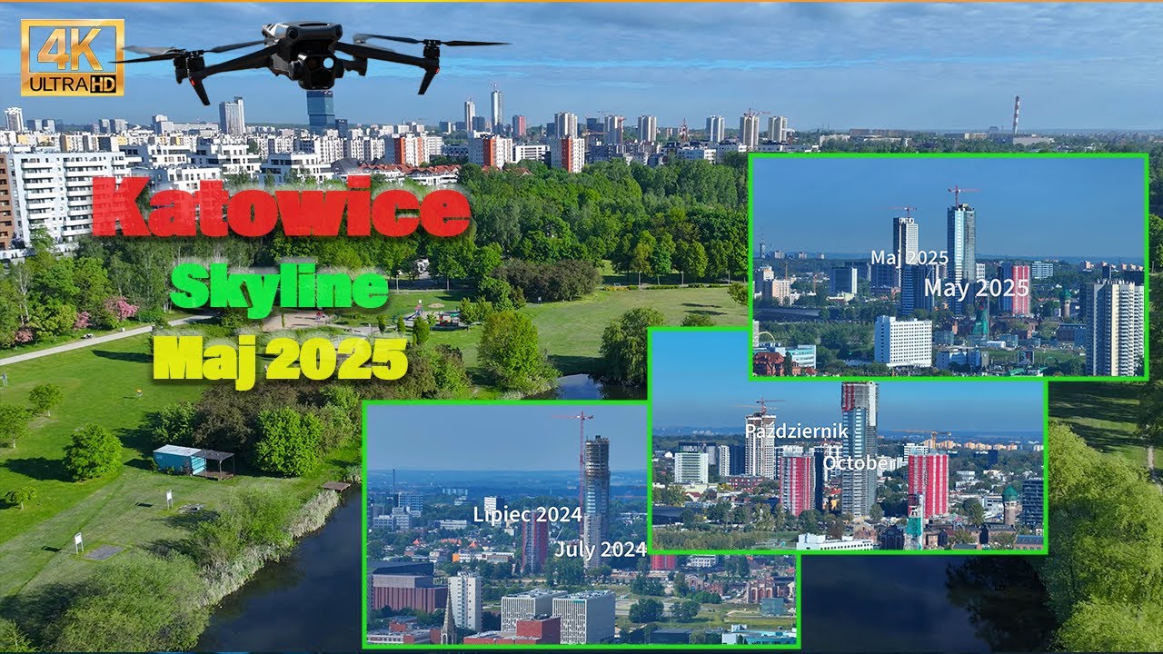 #Katowice Budowa wieżowca #AtalSky+ | #trzystawy | Maj 2025 | Katowice skyline