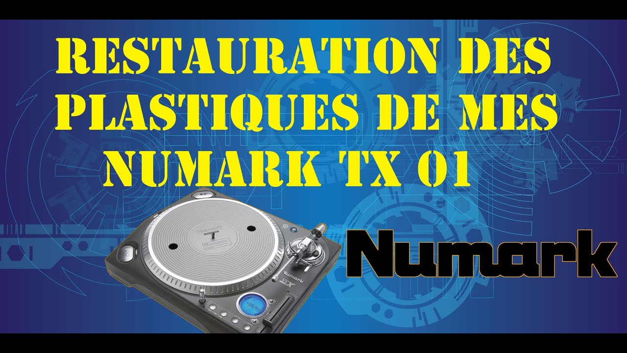 Remédier aux plastiques qui collent  de mes Numark TTX 01