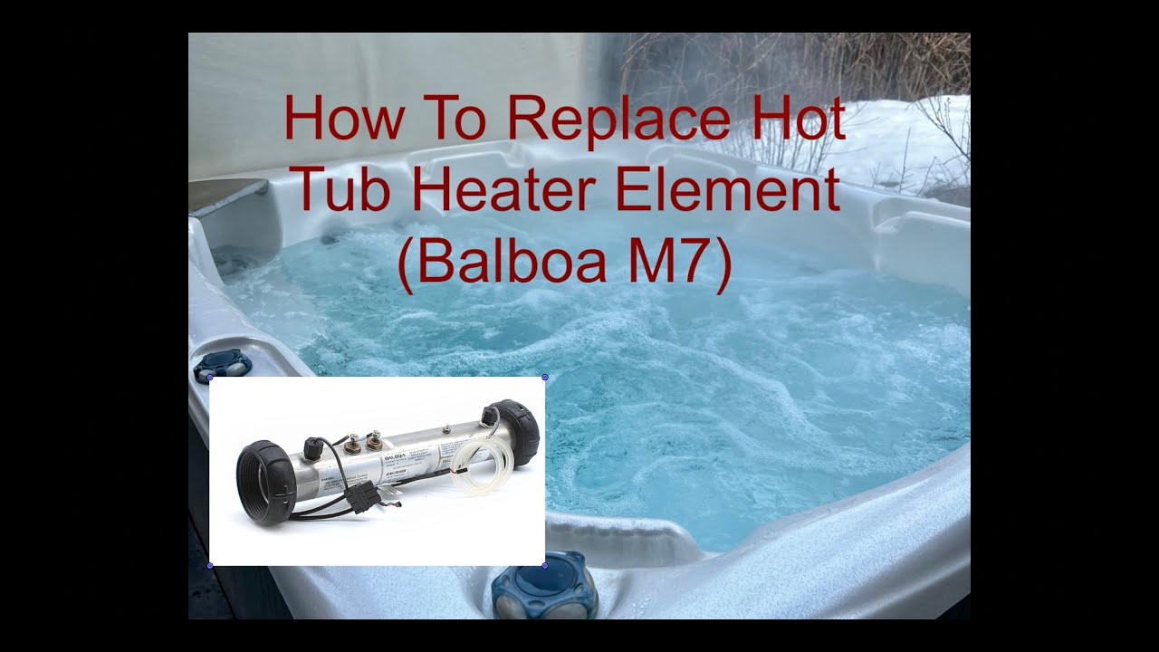 How To Replace Hot Tub Heater Element (Balboa M7)