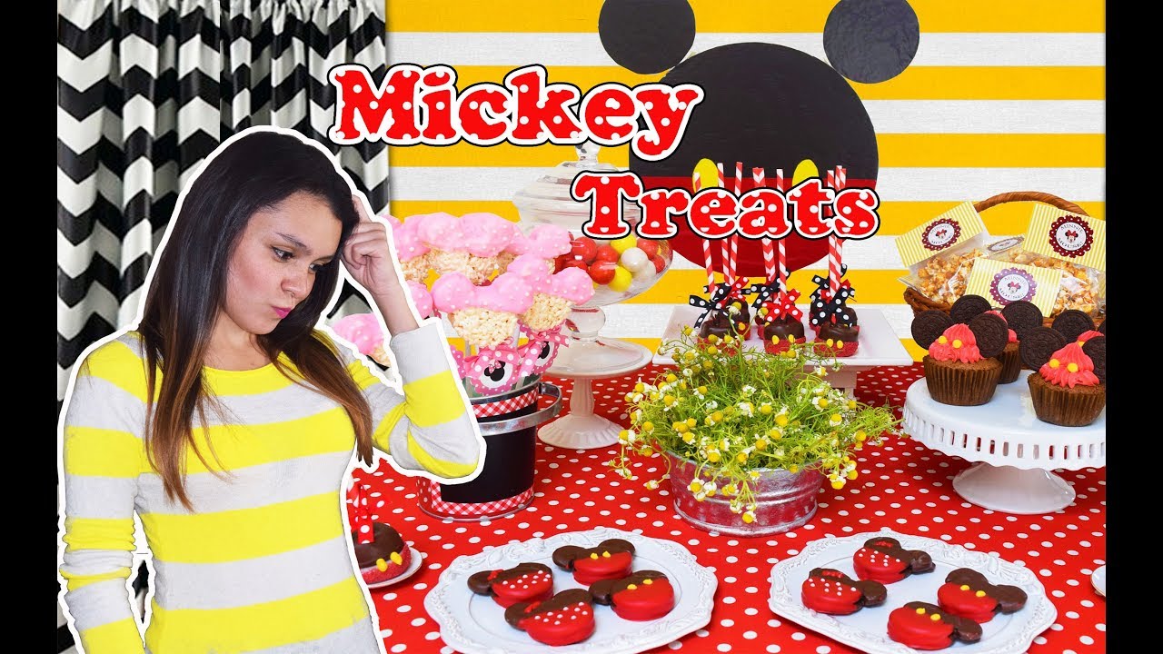 REPOSTERIA |MICKEY MOUSE TREATS IDEAS| POSTRES FACILES