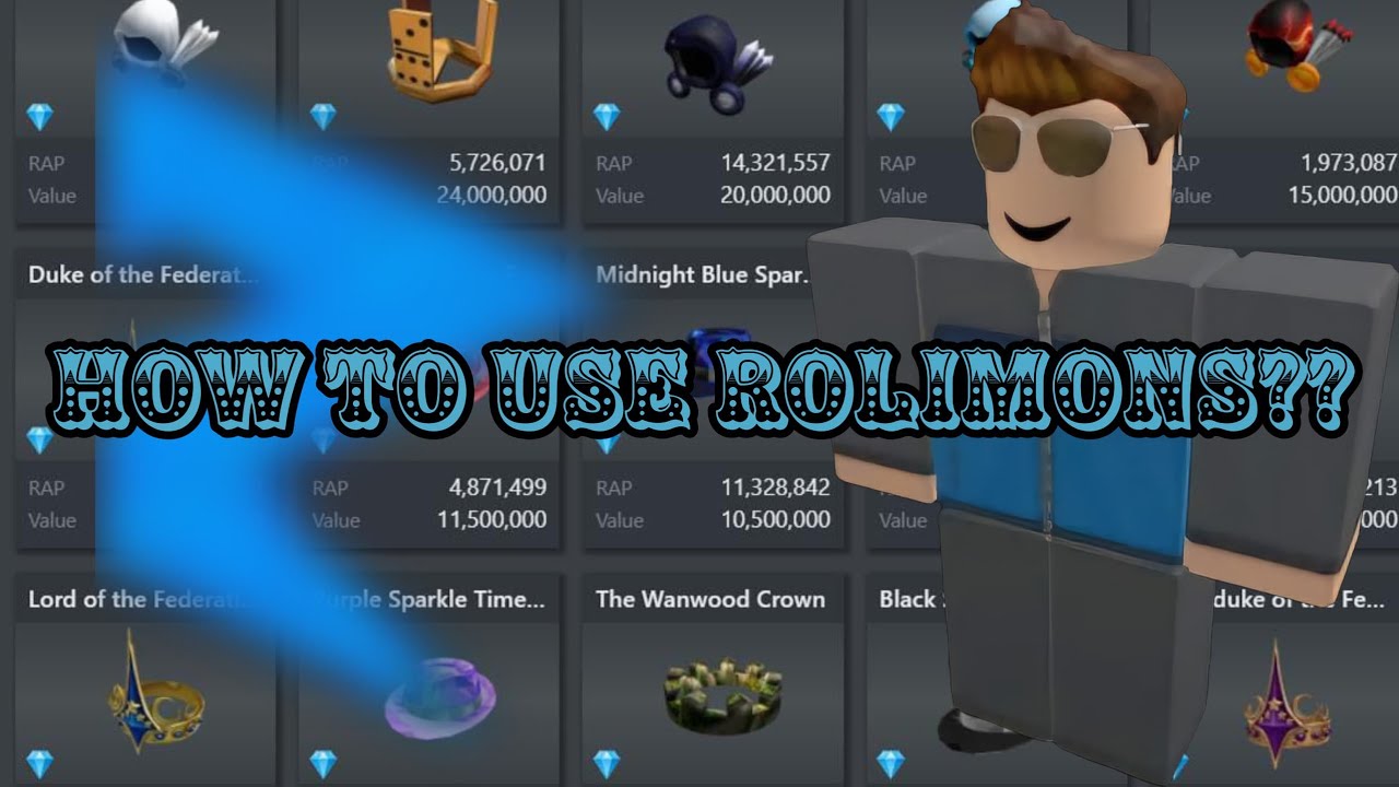 How to Use Rolimon's (Roblox)
