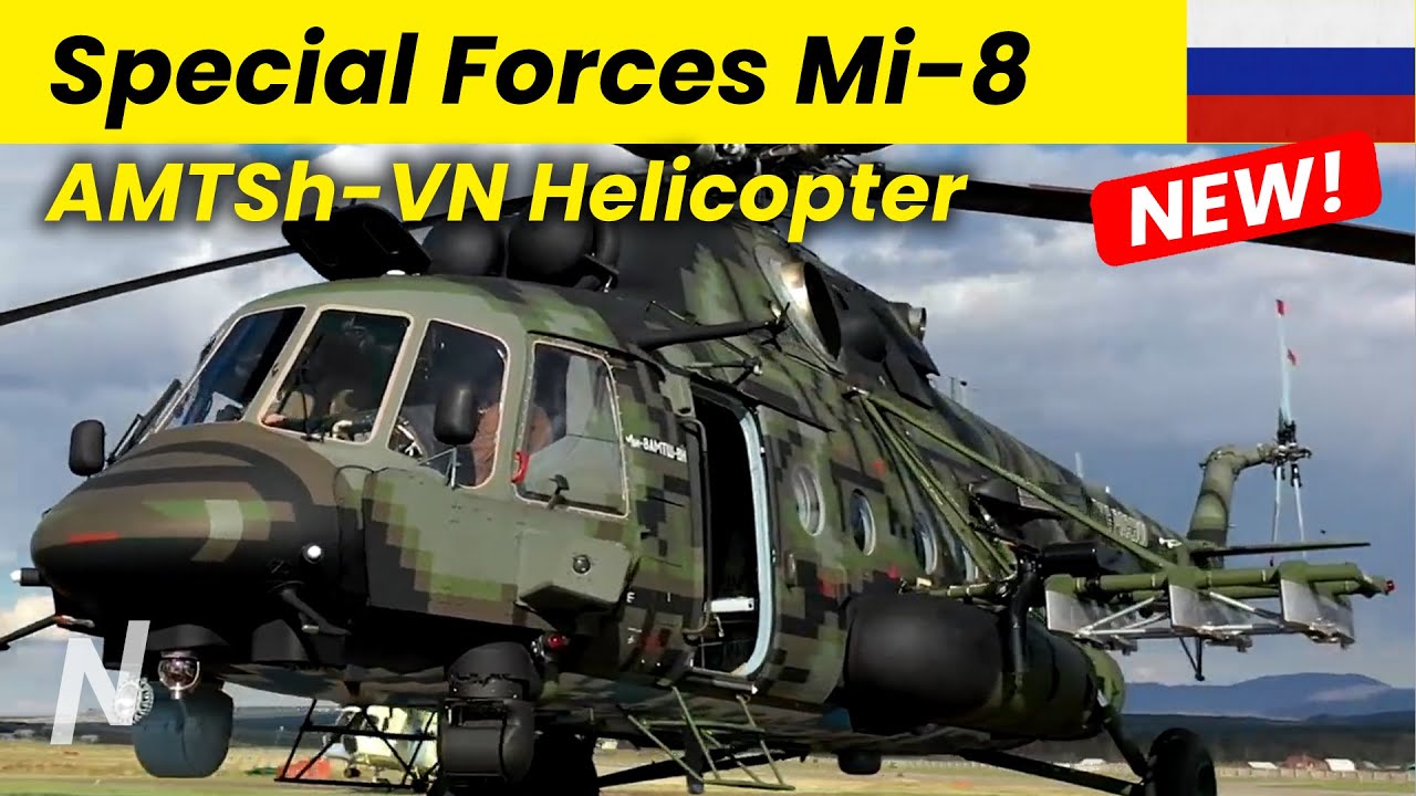 FIRST FLIGHT Mi-8 Special Forces Helicopter AMTSh-VN | World's Most Armed Military Transport Helo