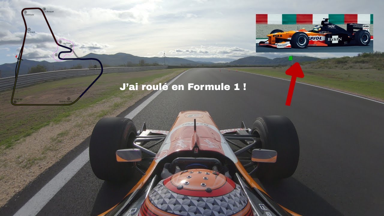 Je test une Formule 1 après m’être qualifié en karting !