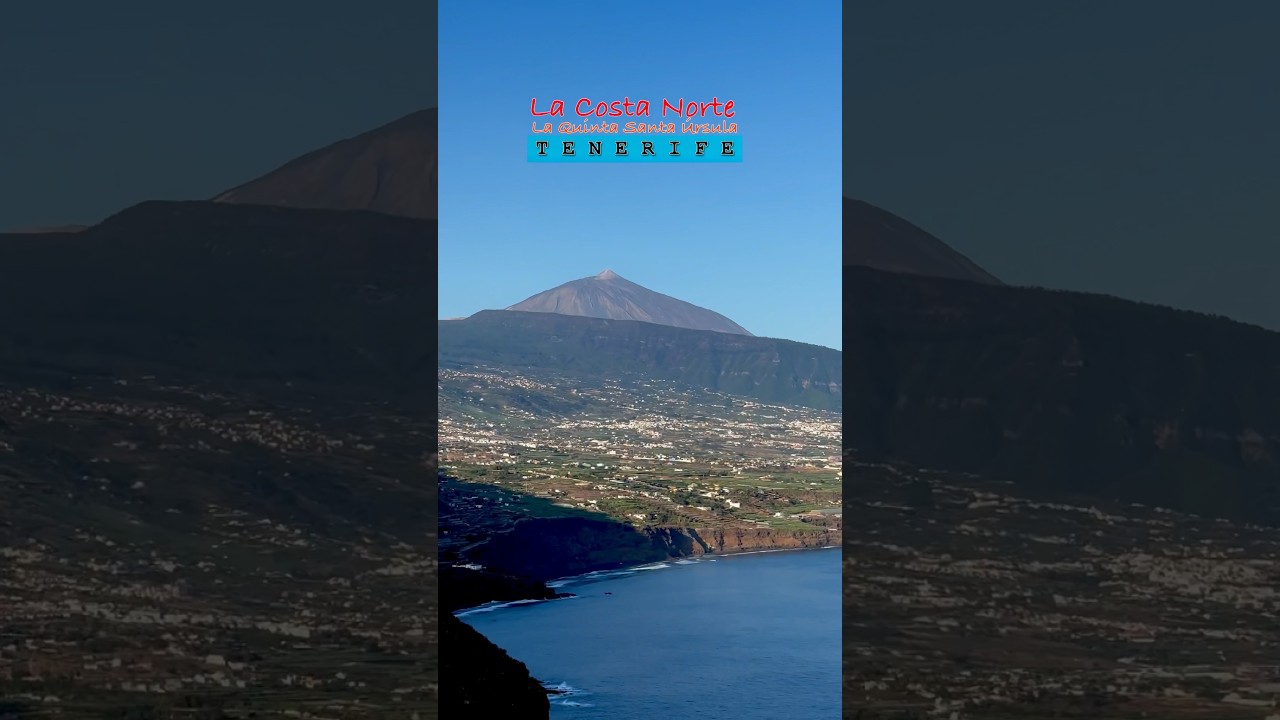 Tenerife - Costa Norte desde La Quinta, Santa &Uacute;rsula 🌋🌊 #canaritainfo #tenerife #puertodelacruz