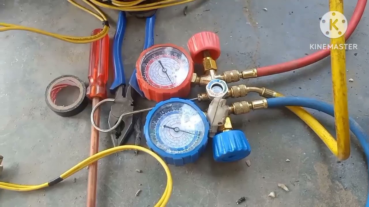 ice cream machine mein gas dalna sikhe