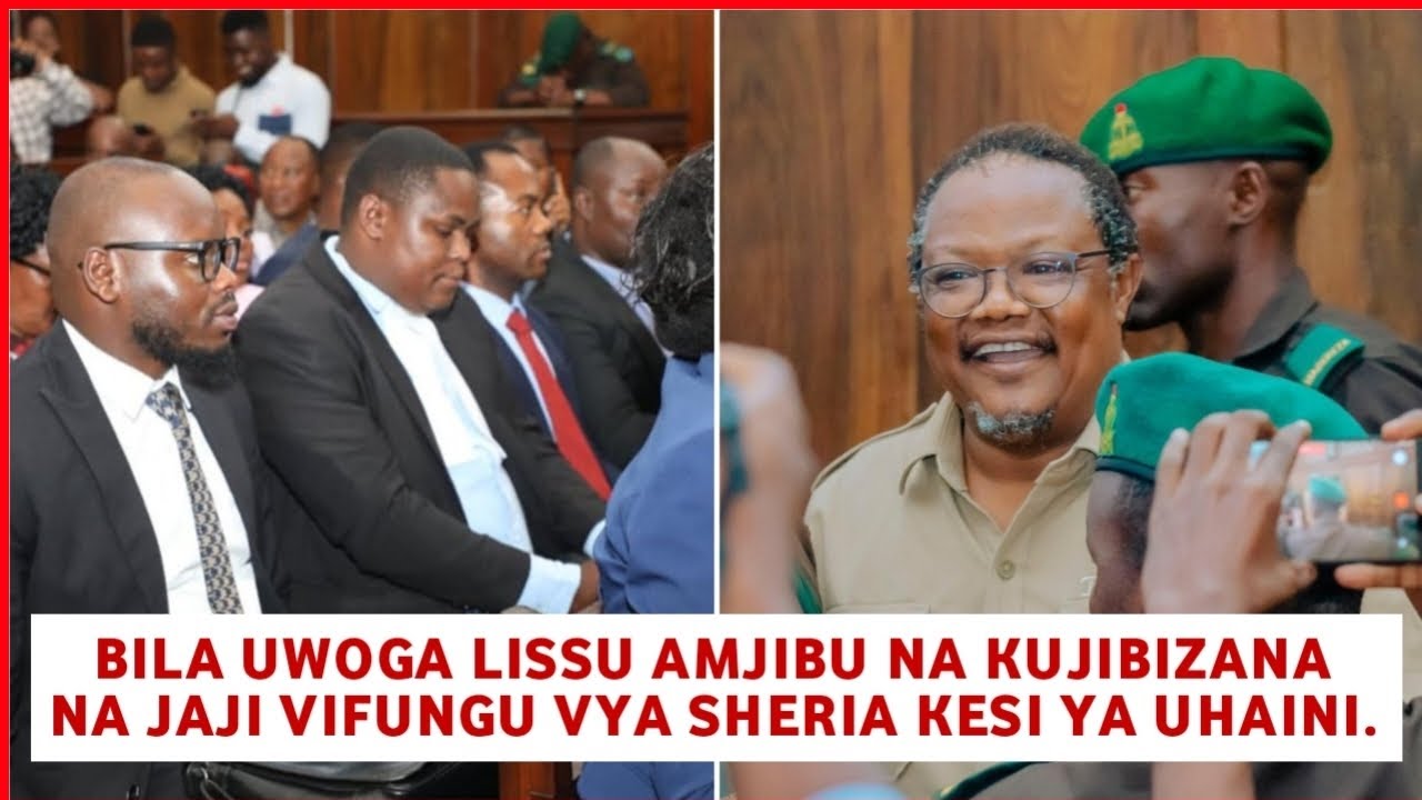 Lissu apanguwa vifungu vya Sheria jaji aingilia Lissu ajibizana vikali na jaji bila uwoga