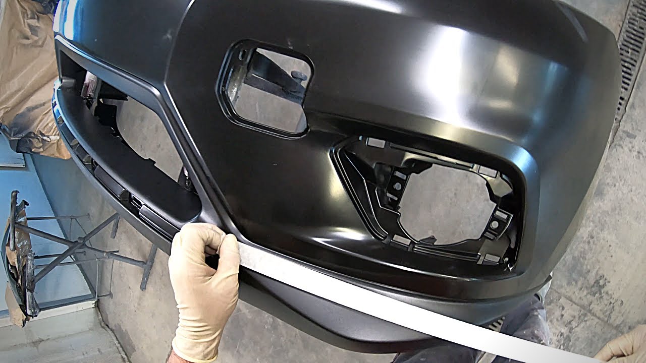 Car painting | How to prepare & masking NEW bumper for painting | NON sanding Primer PPG DP4000