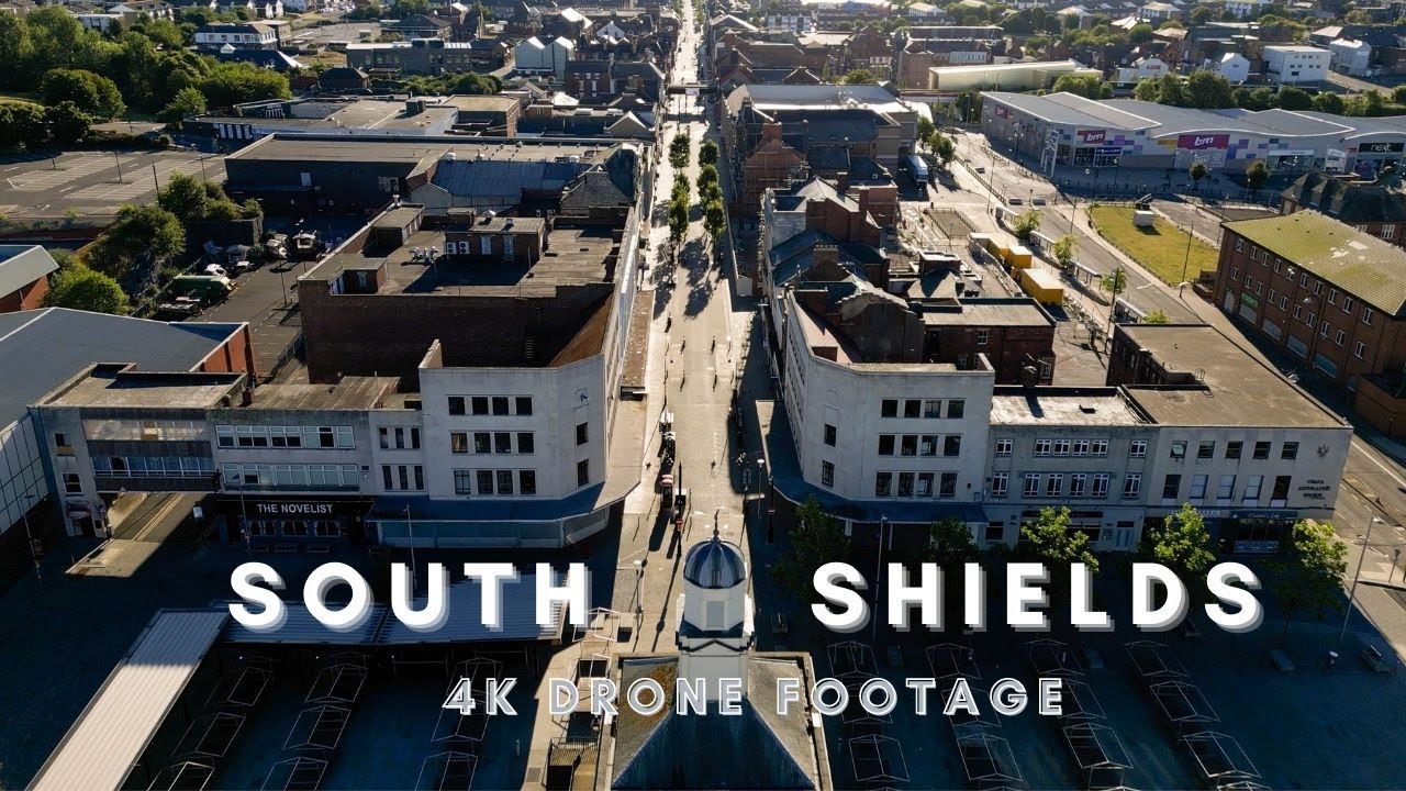 South Shields 4K Drone Footage - DJI Mini 3 Pro