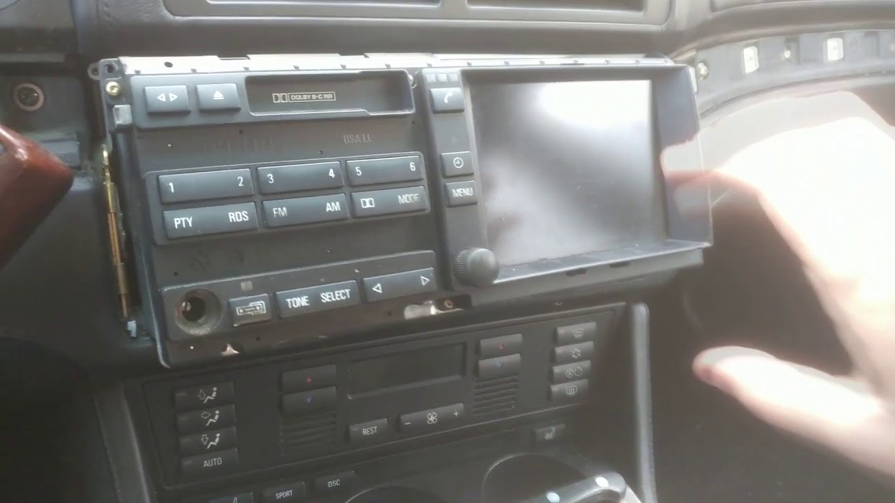BMW E39 5 Series Radio Navigation Screen Upgrade EASY DIY