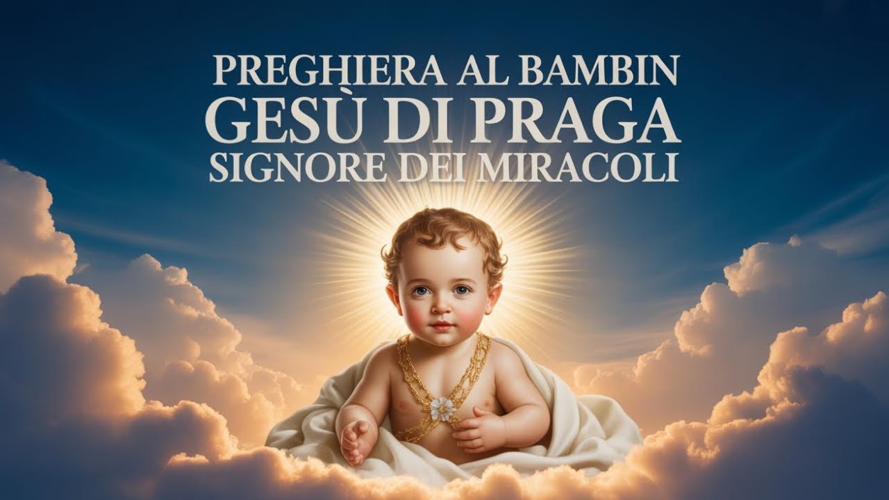 PREGHIERA AL SANTO BAMBINO GESÙ DI PRAGA RE DEI MIRACOLI 🙏 GUARISCI GLI AMMALATI E LIBERA DAL MALE