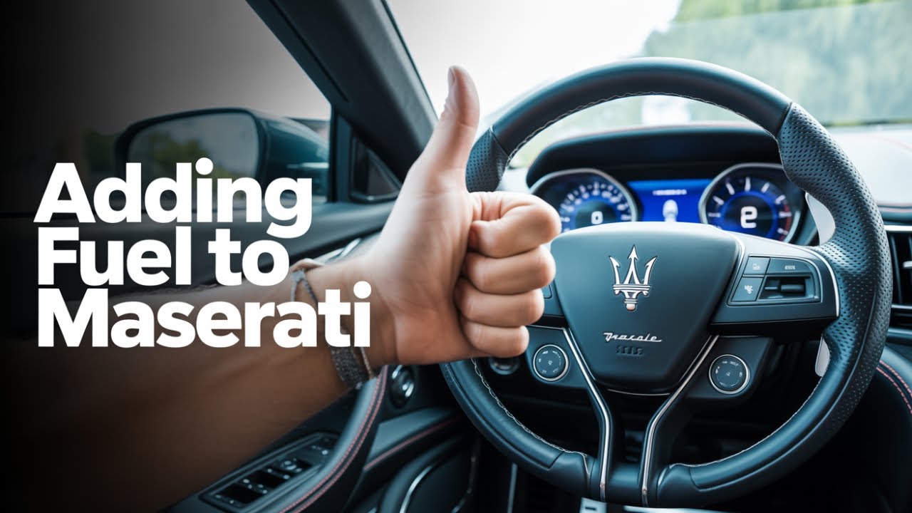 Maserati Grecale - Как открыть крышку бензобака