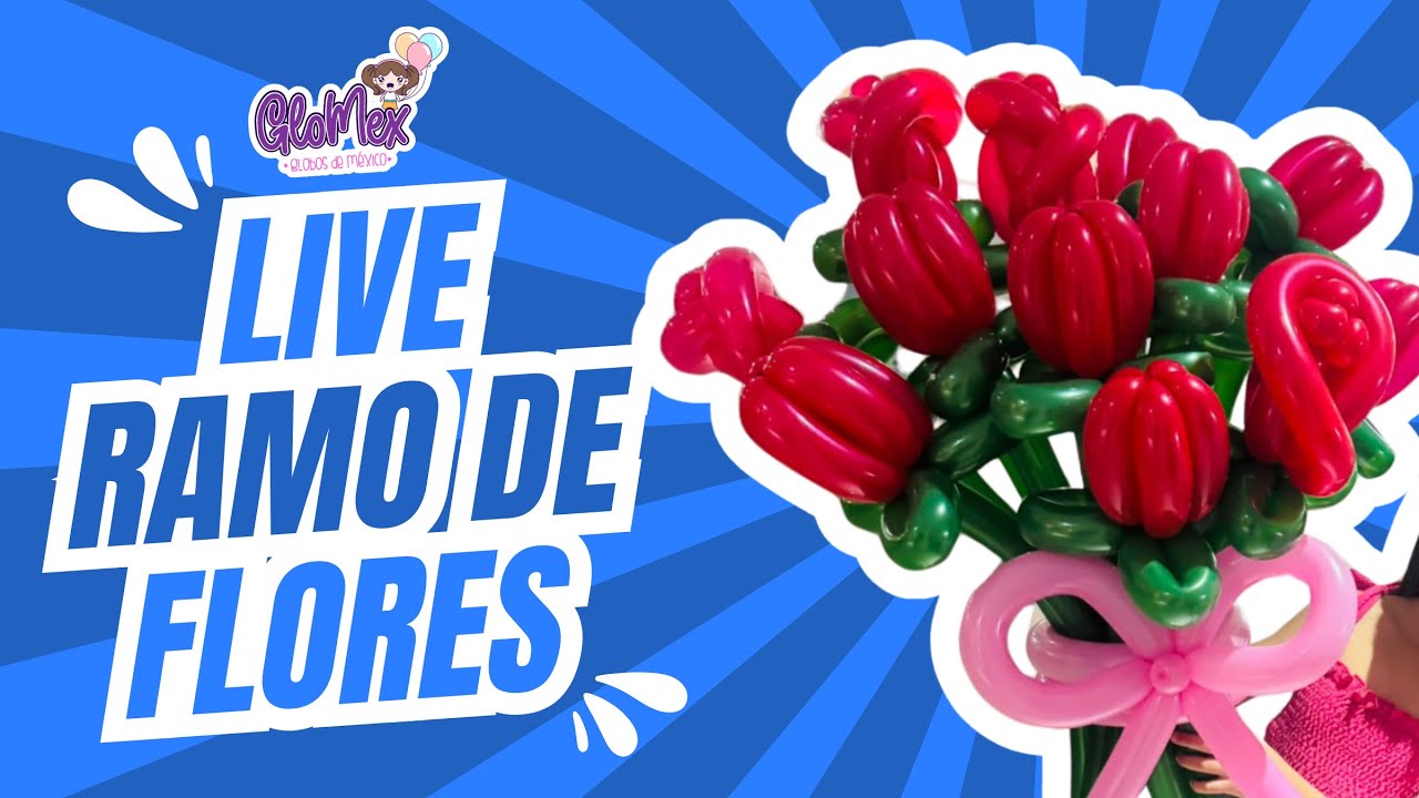 🌸✨ Aprende a hacer un hermoso ramo de flores con globos | Tutorial con Jennifer Tobar