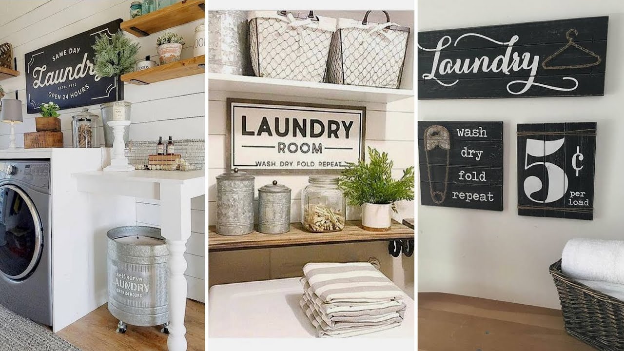 ❤DIY Modern Farmhouse style Laundry room decor Ideas❤ |Interior design| Flamingo Mango