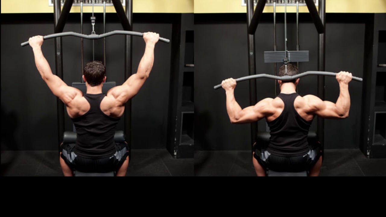 تمرين الكتف الخلفى خطر  behind neck lat pulldown is dangerous