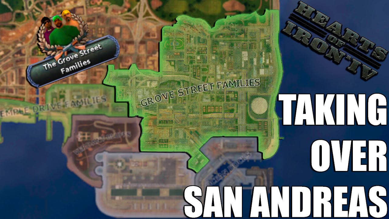 TAKING OVER SAN ANDREAS IN HOI4