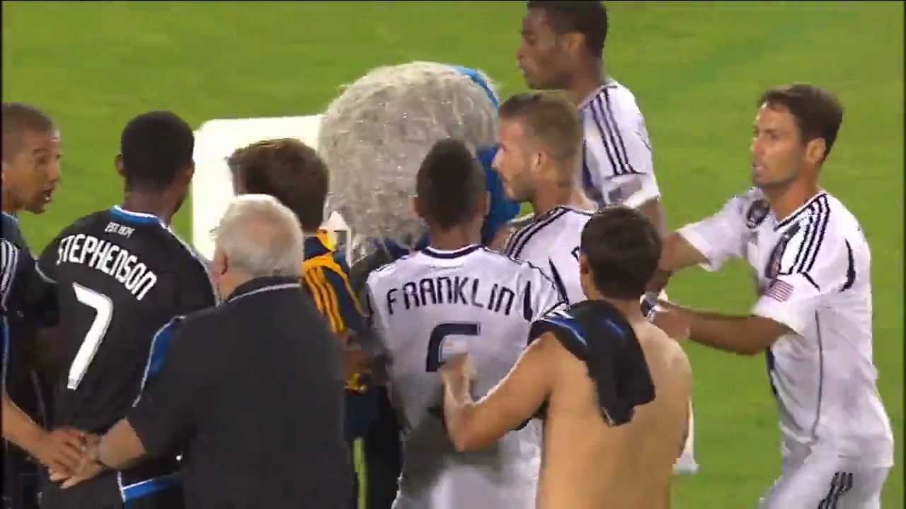 David Beckham banned by MLS over 'provocative' act