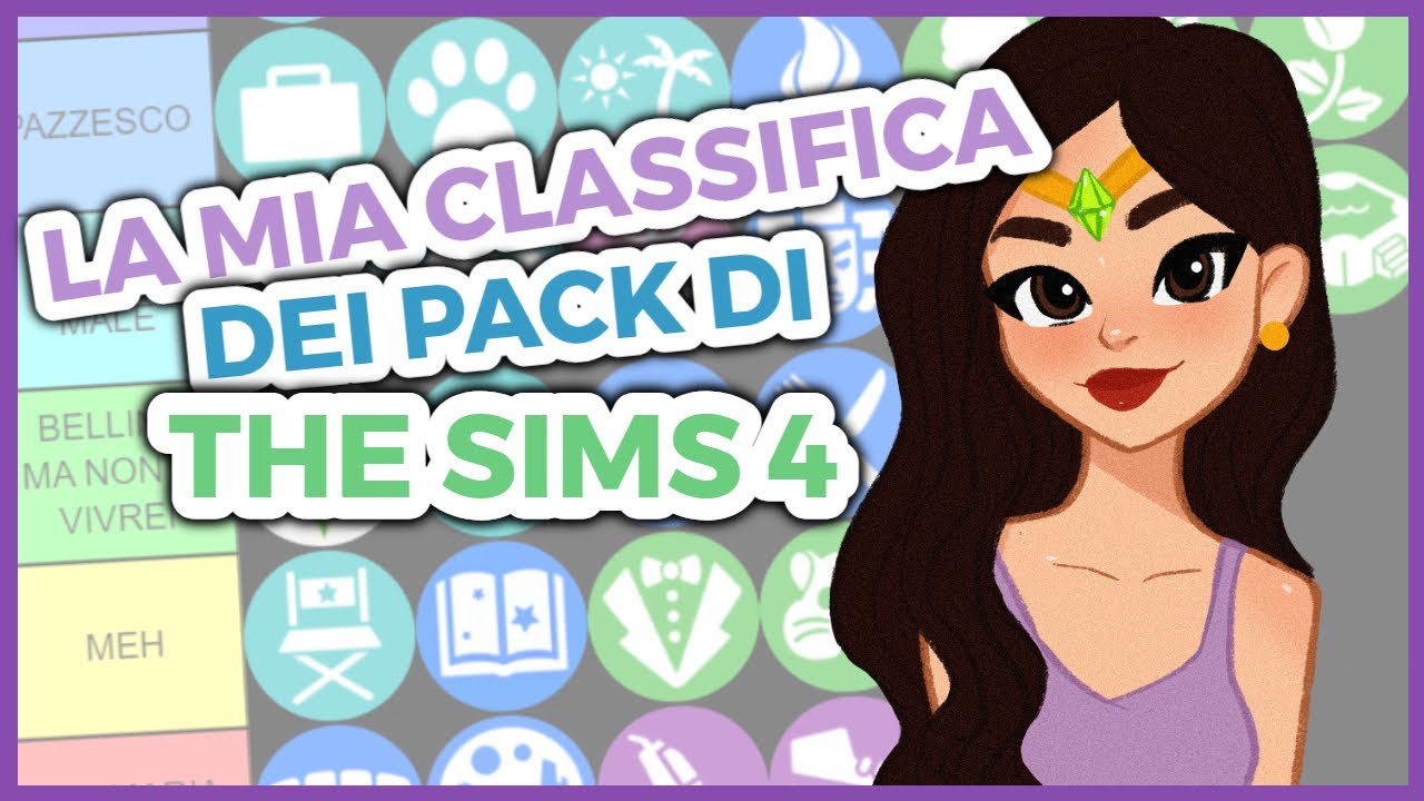 🏆 La CLASSIFICA dei miei PACK PREFERITI di The Sims 4 💖 || SailorMarSim