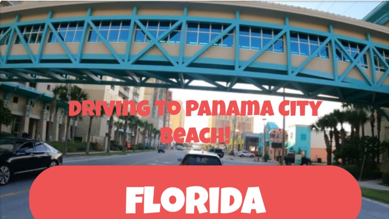 Driving to Front Beach Road Panama City Florida