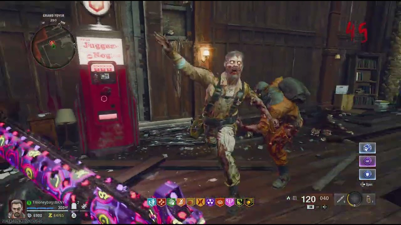 CODBO 6 Zombies easter egg shattered veil gameplay pt 3