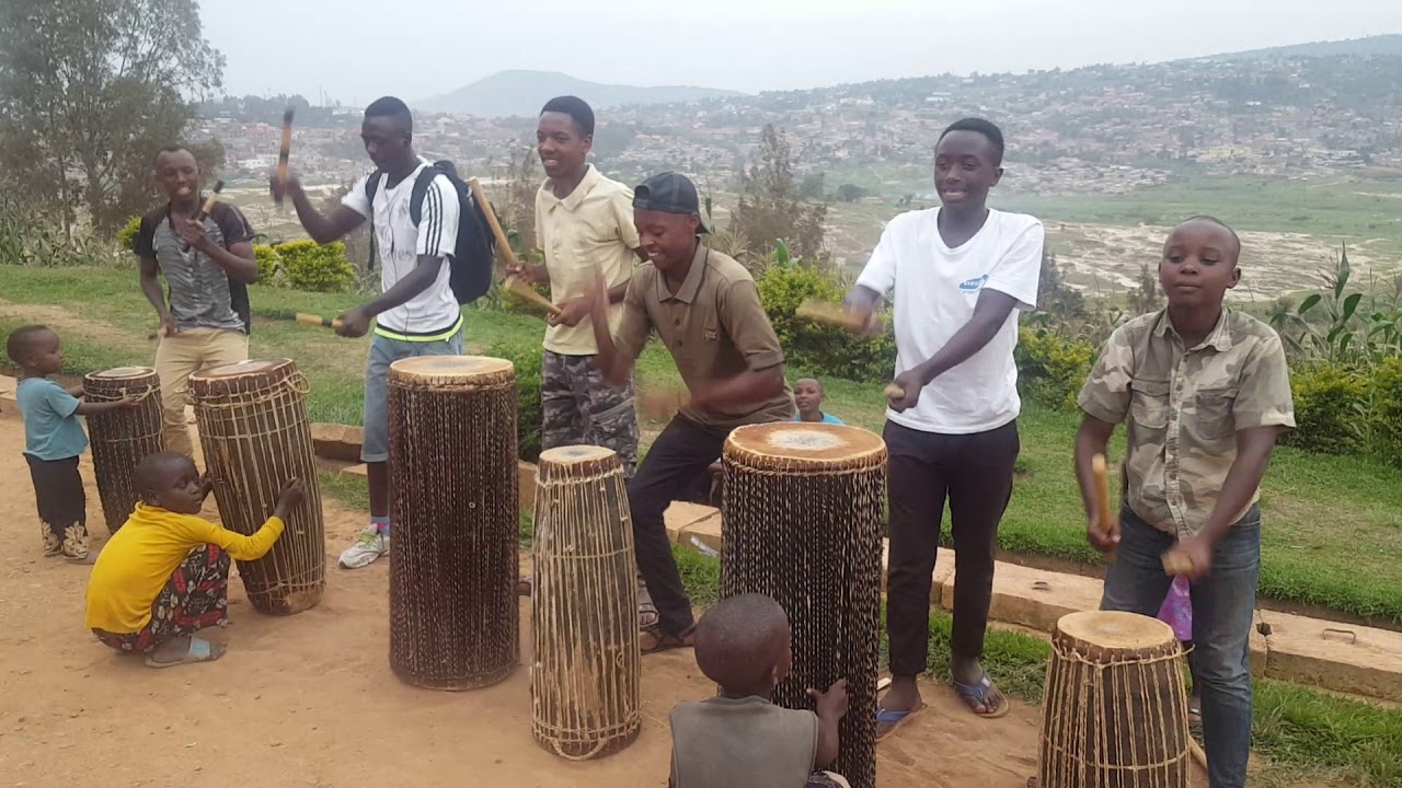 Rwandan and Burundian Drumming from Root Foundation drummers in Kigali, Rwanda