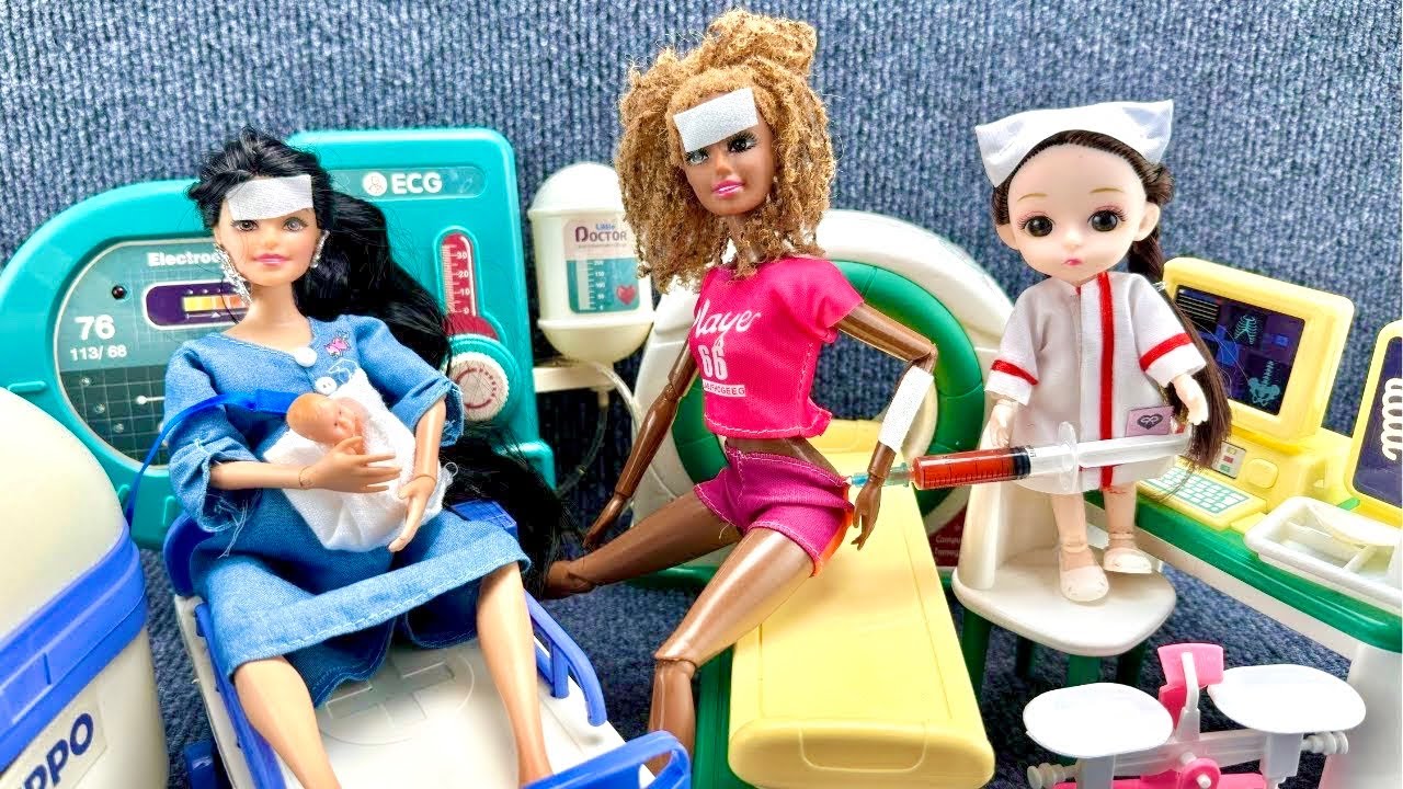 9 Minutes Satisfying with Unboxing Doctor Toys，Ambulance Playset Collection ASMR | Review Toys Bike2