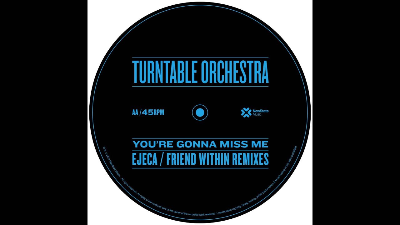 Turntable Orchestra - You're Gonna Miss Me (Original '88 Mix) [Official Audio]