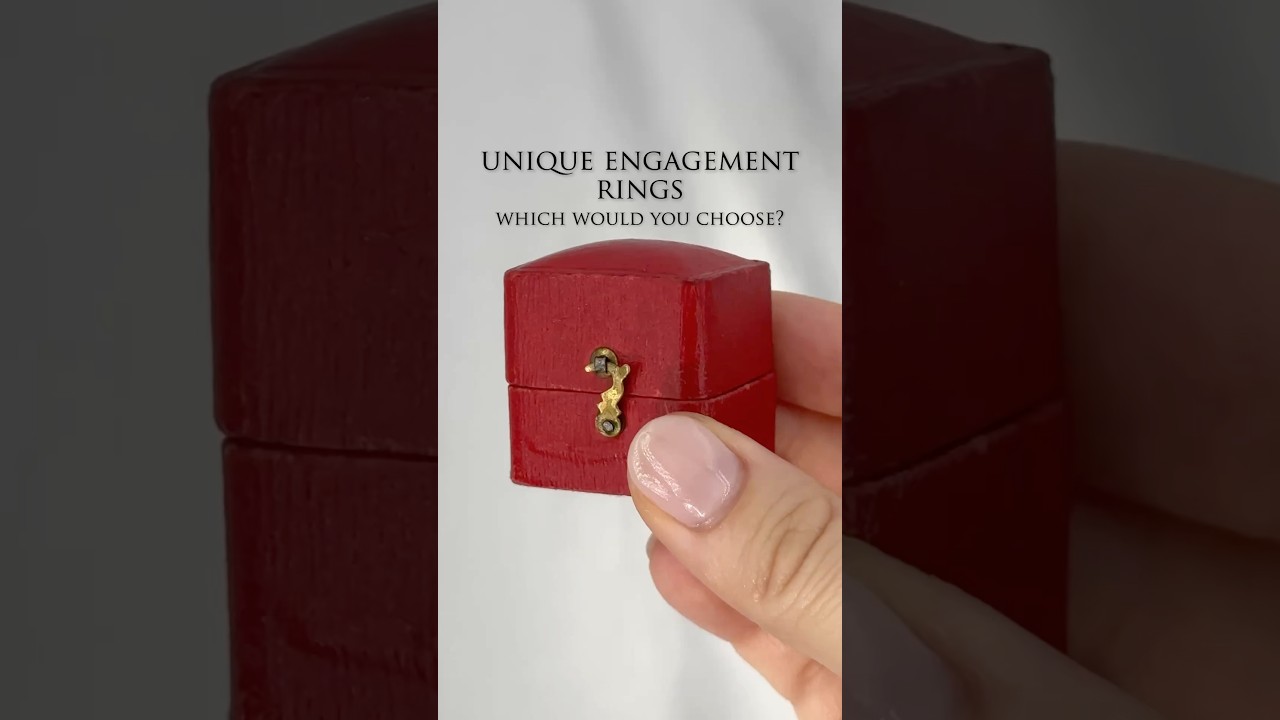 Unique Engagement Rings: Which would you choose? Diamond Rings with Unique Cuts, Colors and Designs