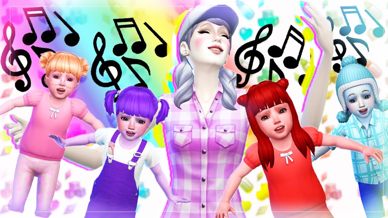 7 Toddler Challenge- The Sims 4 - Cabin Dancing! Ep 11