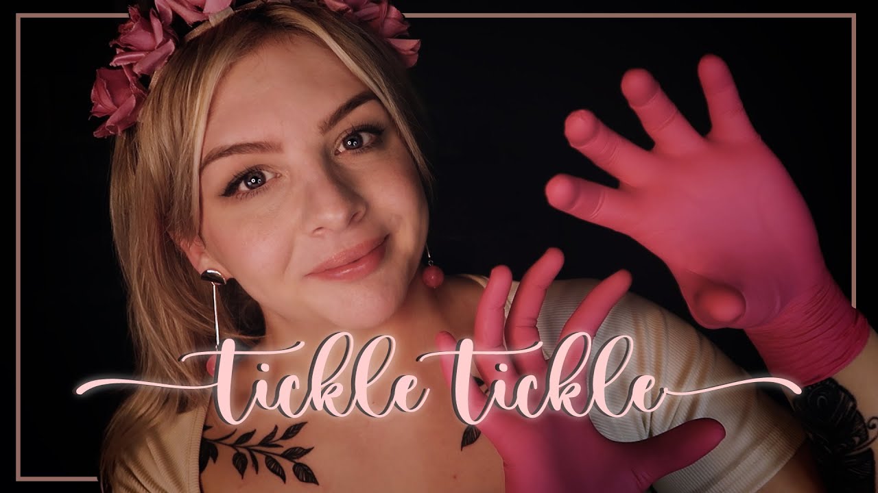 💖🧤 ASMR Tickle Tickle Trigger Word with Latex Gloves 🧤💖 Hand Movements, Personal Attention