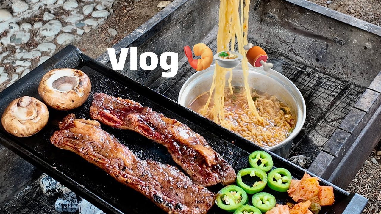 Home Food Vlog: Maui Ribs 🥩, Juicy Shrimps🍤 & Scenic Hike🌿