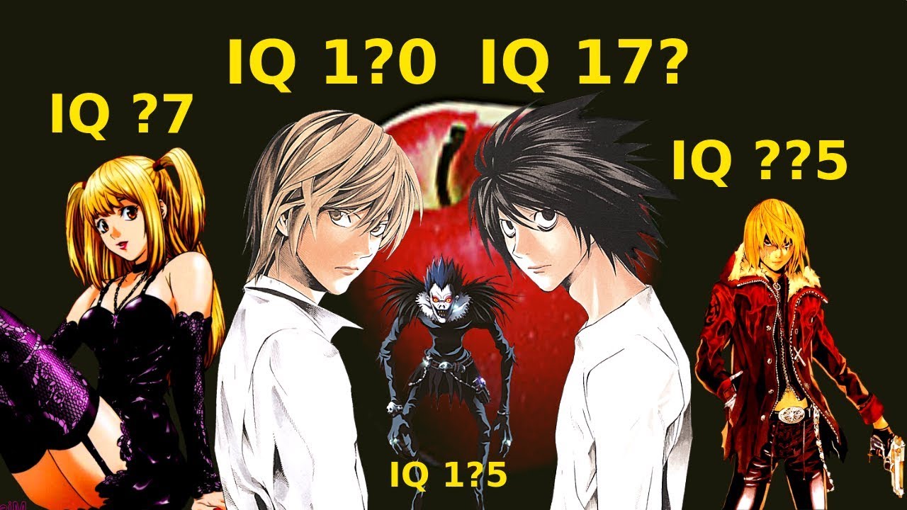 Qual è il Quoziente Intellettivo dei personaggi di Death Note?