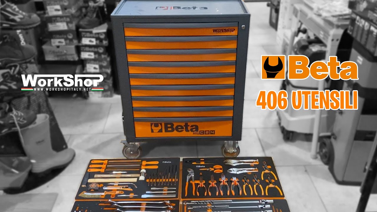Carrello Beta RSC24 9 Cassetti + allestimento 406 utensili