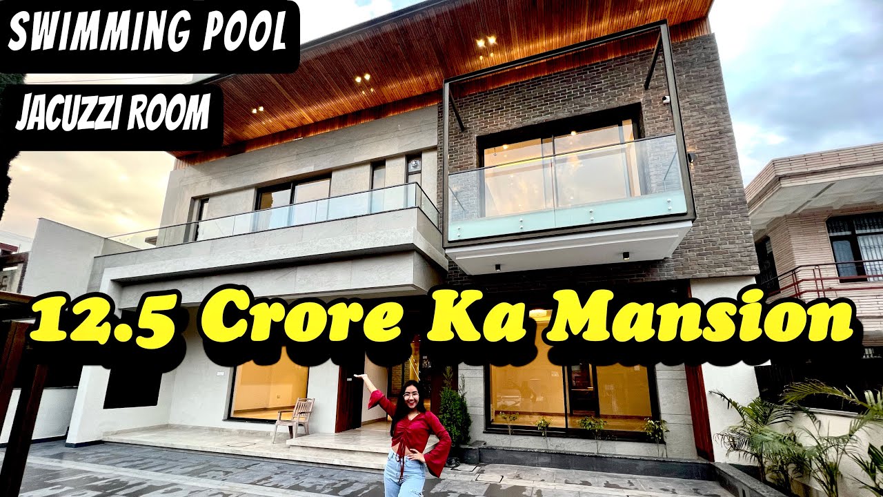 inside a Luxurious Modern Design Mansion Villa With Swimming Pool in India By Builder Sunny Dhingra