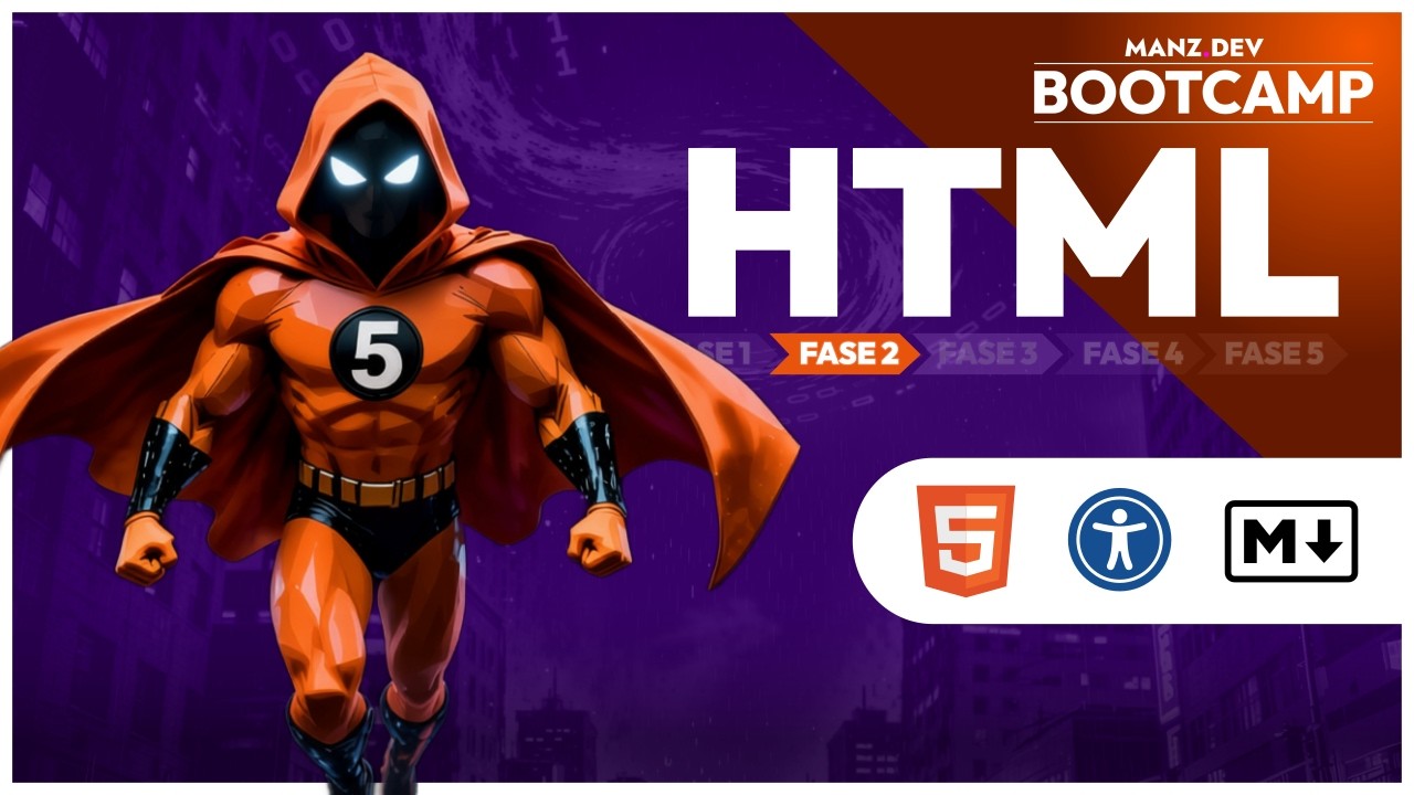 Día 5 📙 HTML ¿Lenguaje de programación? - BOOTCAMP gratuito Desarrollo web ManzDev 2026