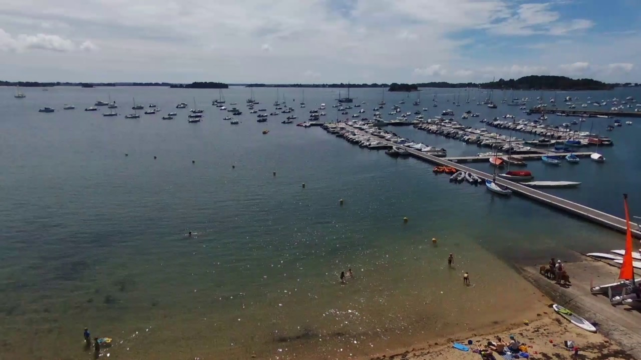 Survol golfe du Morbihan Bebop 2 Arradon