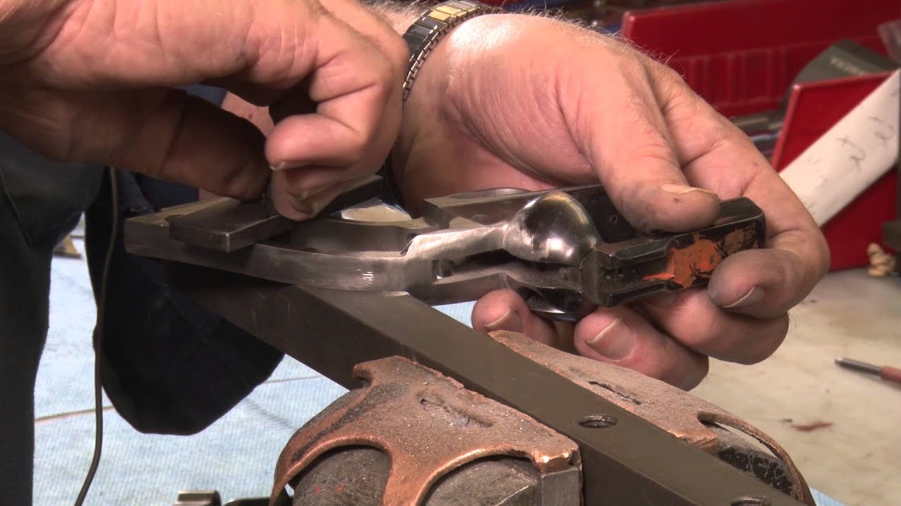 Power Custom - Fitting a Colt Style Grip Frame  to a Ruger Single Action