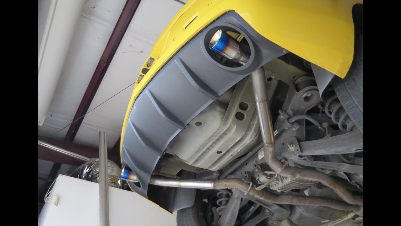 Удаление глушителя Camaro 5-го поколения