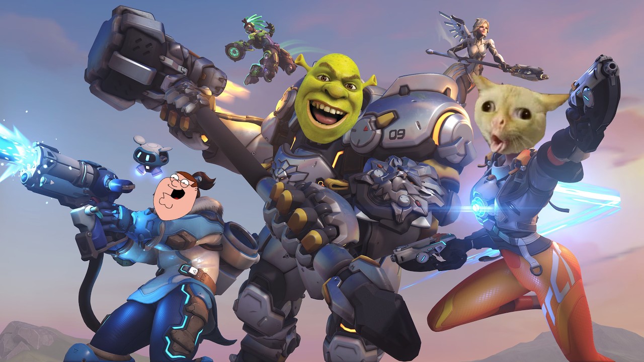 how it feels to play with randoms in overwatch