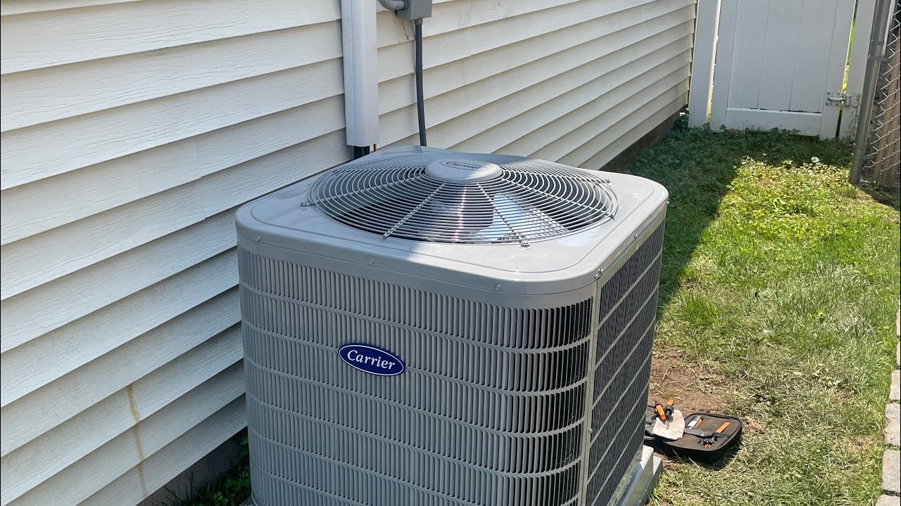 Carrier Central AC Install Using RLS ZoomLock Braze Free Fittings & Removal of LIPA Edge Thermostat