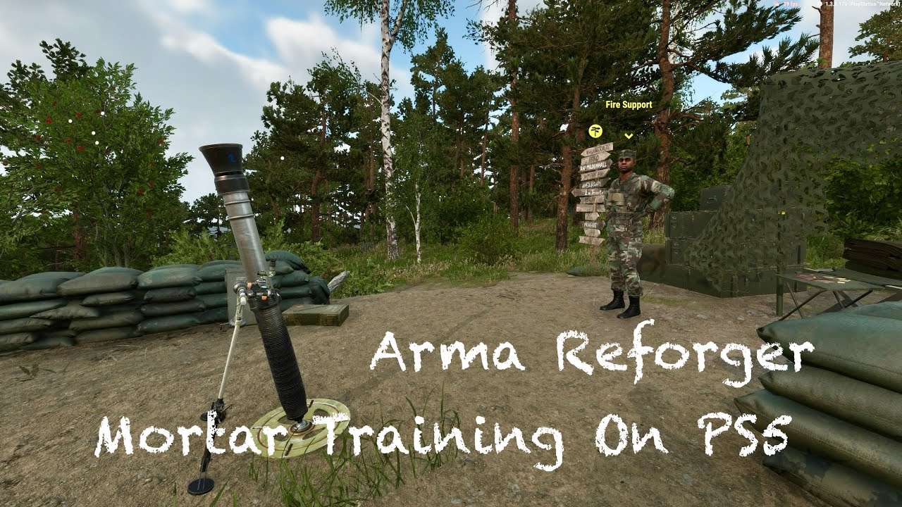 Arma Reforger на PS5 — Огневая поддержка (MORTAR FUN) — Обсуждение учебной миссии