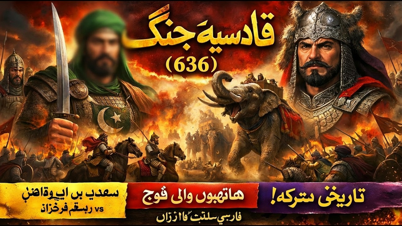 Battle of Qadisiyyah (636 AD) | Islam vs Persian Empire | Islamic History Documentary