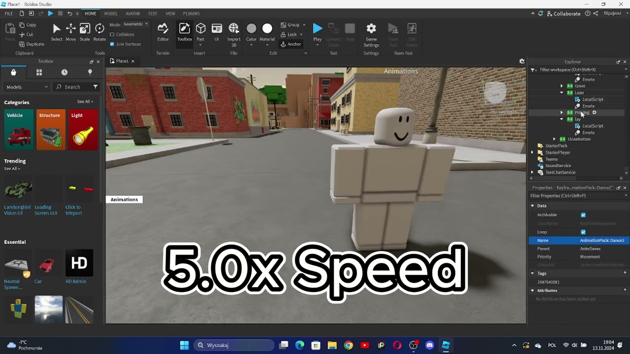 How to make Da Hood Animations in Roblox Studio!