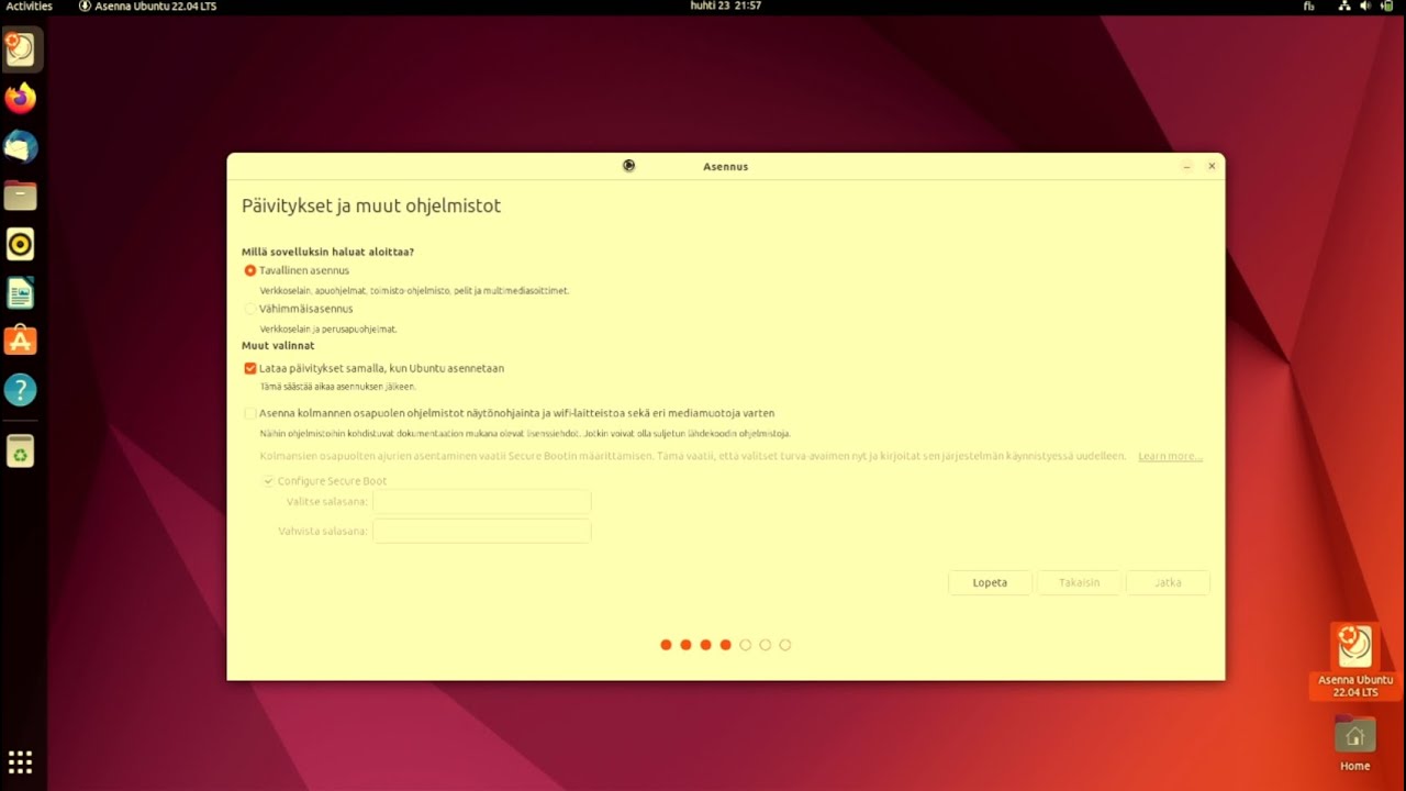 Miten asentaa Ubuntu