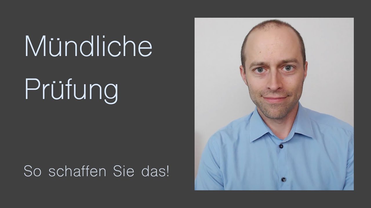 Mündliche Prüfung in Jura: Übung macht den Meister!
