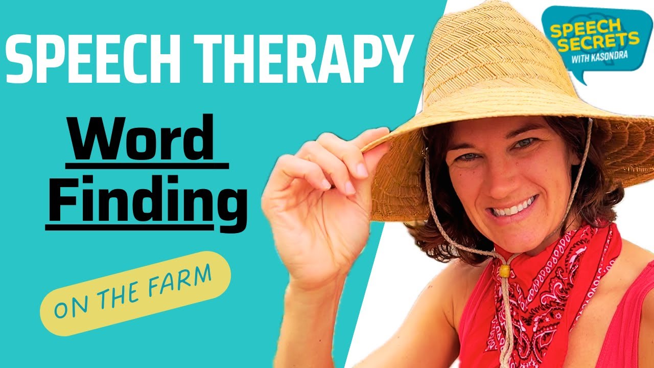 Aphasia Speech Therapy at Home: Word Finding on the Farm